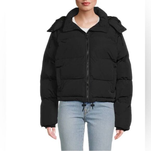 Good American Iridescent Puffer Coat - Picture 2 of 8